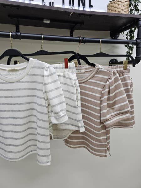 OB Easy Days Striped Two-Piece Set