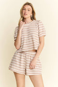 OB Easy Days Striped Two-Piece Set