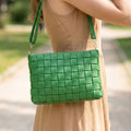 Palm Breeze Woven Crossbody