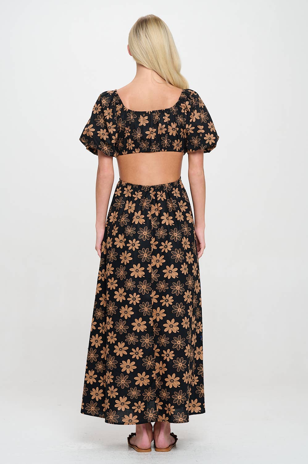 Golden Hour Cutout Maxi Dress