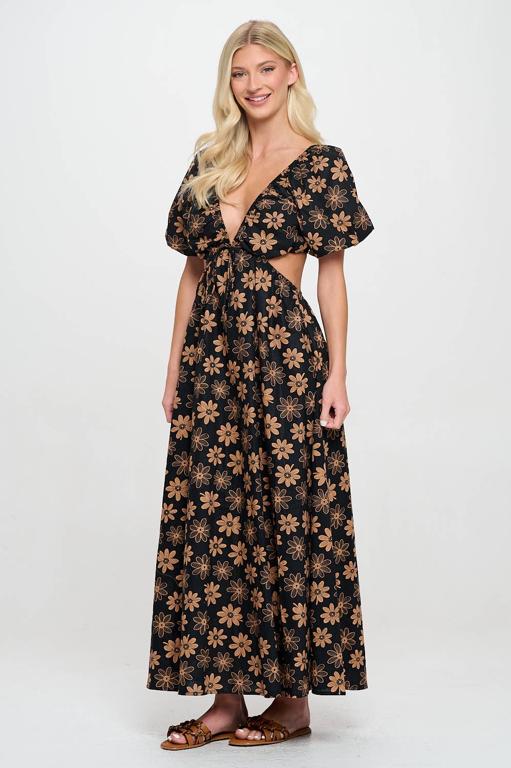 Golden Hour Cutout Maxi Dress