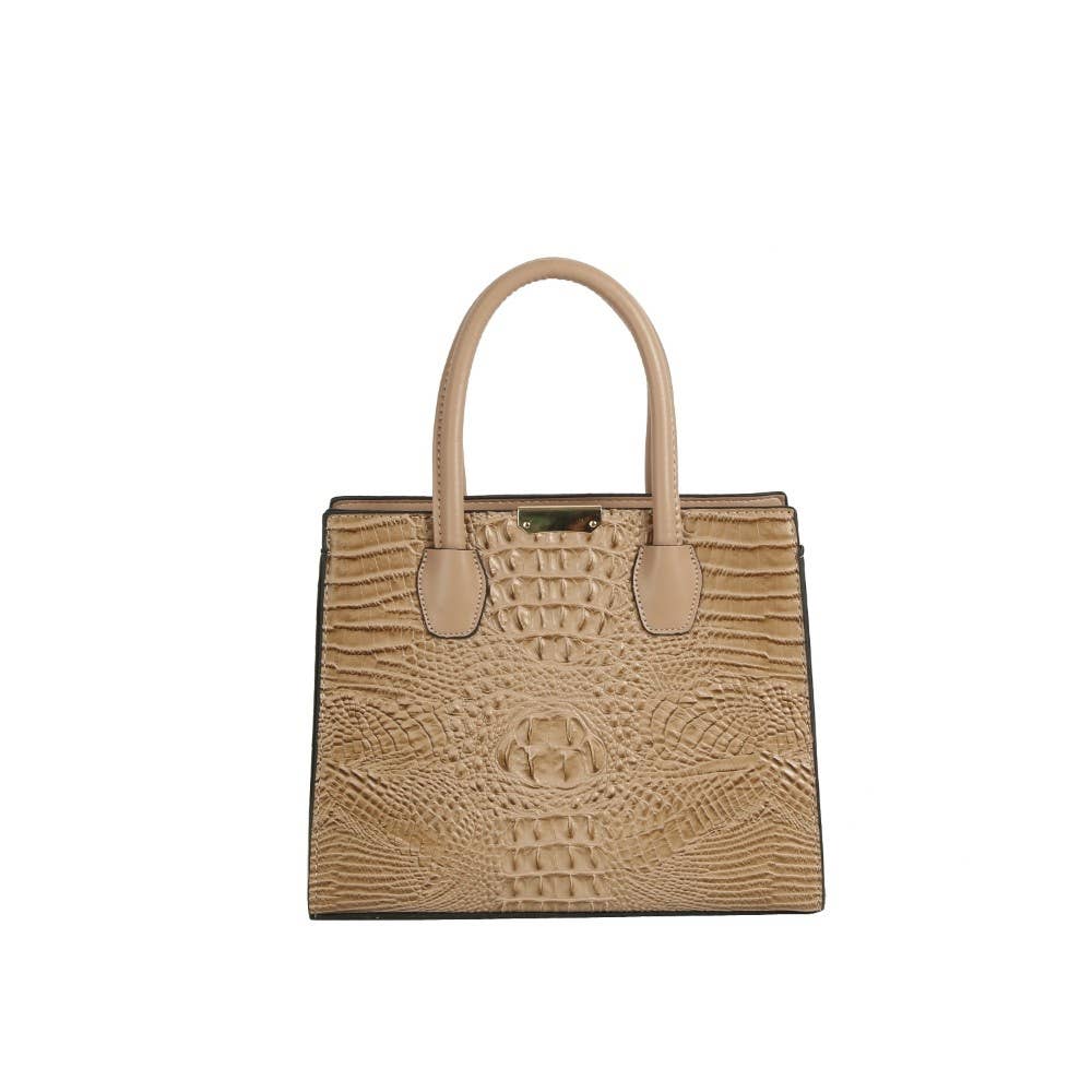 Coastal Luxe Croc 3-Piece Handbag Set