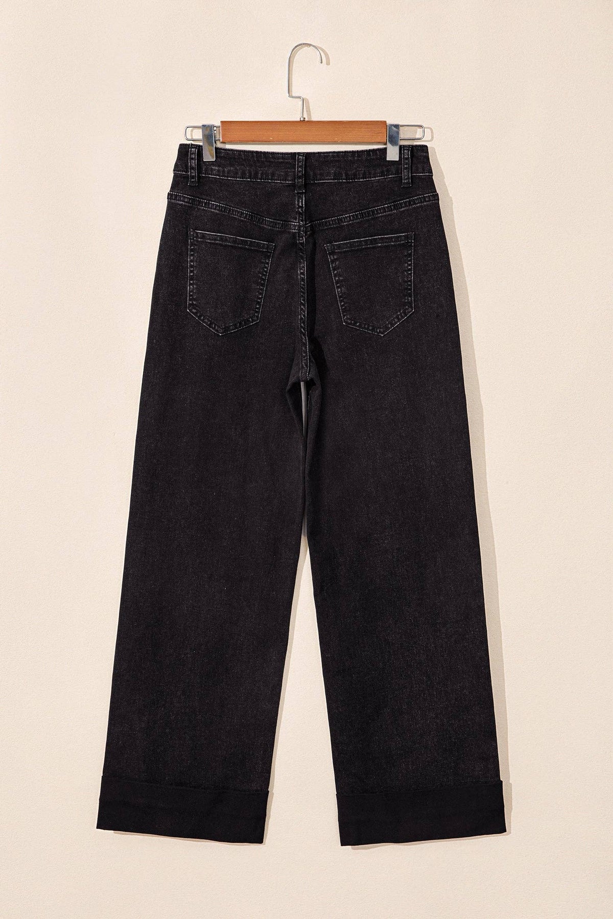 Oceanside Studded Straight Leg Jeans