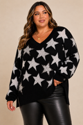 Starstruck Studded Sweater - Plus