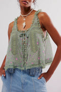 Desert Wildflower Lace Top