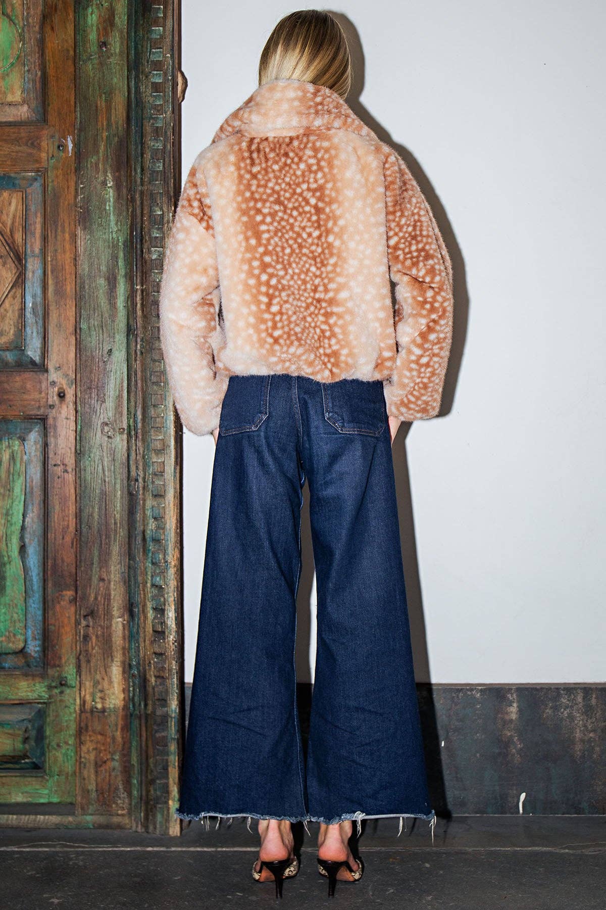 Golden Fawn Faux Fur Jacket