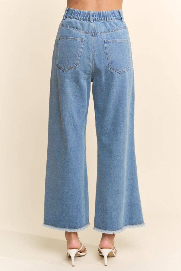 Sunshine Bloom Wide Leg Jeans