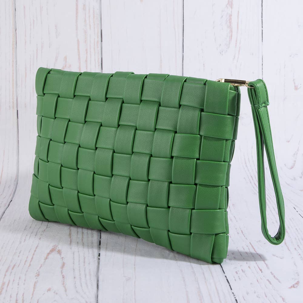 Palm Breeze Woven Crossbody